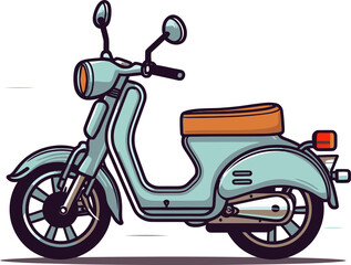 Obraz na płótnie Canvas Motorcycle Riding Academy Vector