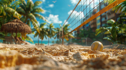 Cinematic Clarity in Photorealistic Beach Volleyball Capture
