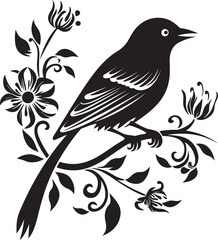 Elegant Essence Vector Icon of Floral Pigeon Petal Plumage Aesthetic Pigeon Emblem Design