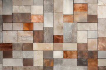 Tan marble tile tile colors stone look, in the style of mosaic pop art