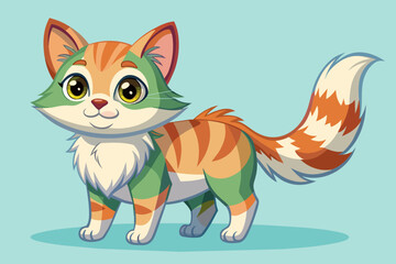 water-color-cute-cat-vector.