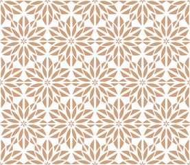 Vector beautiful damask pattern. Royal pattern with floral ornament. Seamless wallpaper with a damask pattern. Vector illustration. - 760758535