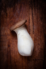 fresh eringi mushrooms, raw, royal oyster mushrooms, Asian cuisine, no people - obrazy, fototapety, plakaty