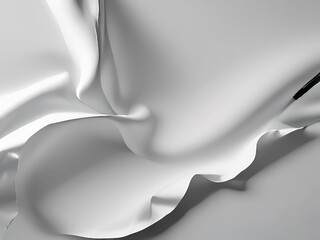 Fabric folds. Fabric background. Selective focus. AI generated