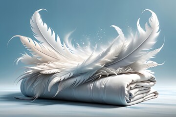 feathers and down thick blanket