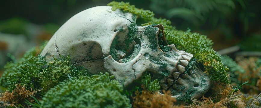 a photo of a dying android being swallowed by the nature around it, highly detailed, dystopian and moody , dark and moody , nature blending with retro technology, Wallpaper Pictures, Background Hd