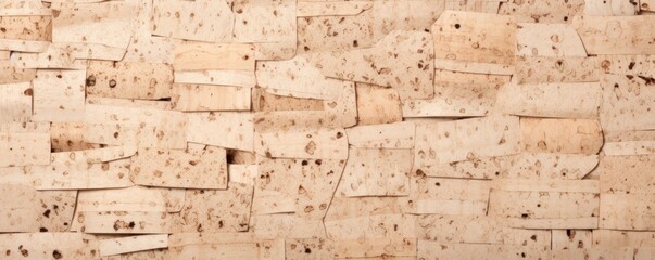 White cork wallpaper texture, cork background