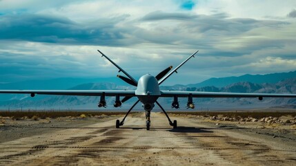 fighter plane in the field for a special operation generative ai