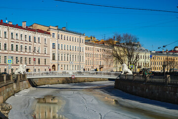 Lions Bridge
Pedestrian bridge in St. Petersburg