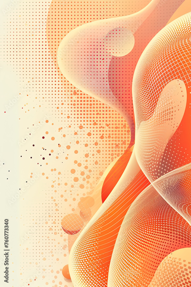Aufkleber multi layers color texture. abstract dynamic fluid colors. ai generative.