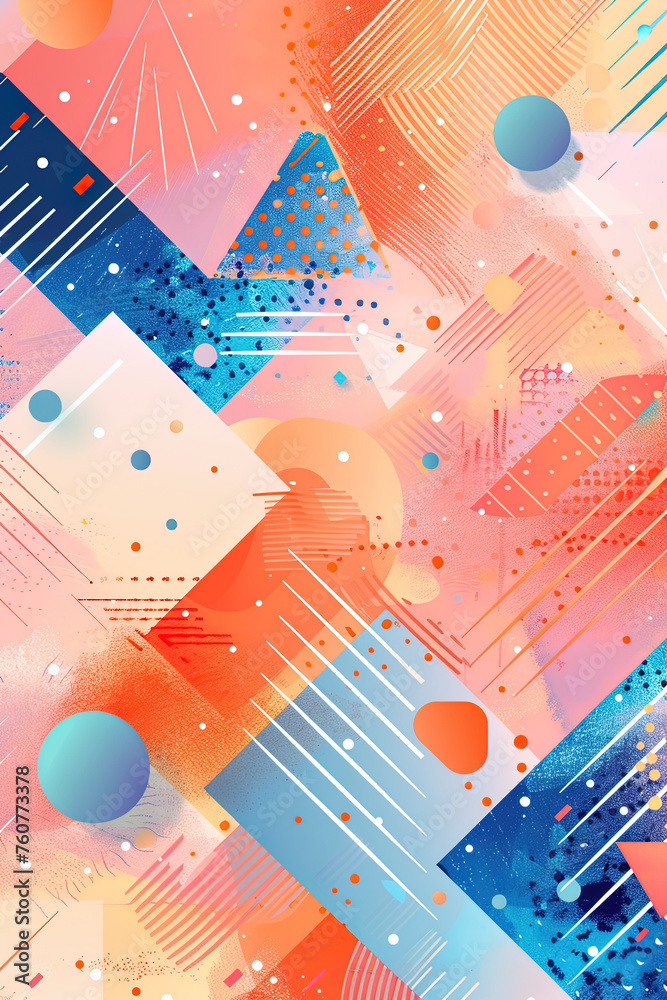 Aufkleber multi layers color texture. abstract dynamic fluid colors. ai generative.