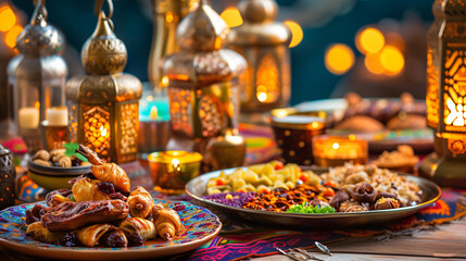 Ramadan dates and food for iftar opening