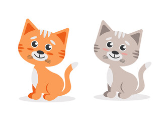 Sweet cat icon set