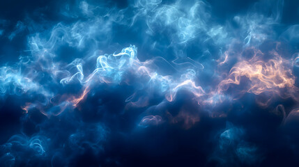Fototapeta na wymiar Abstract smoke background. Fantasy fractal texture.