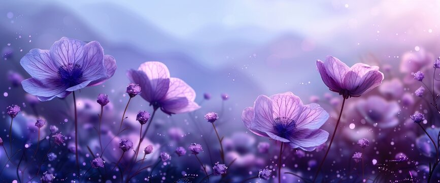 watercolor background frame with empty middle digital photo of flowers in the style of purple , Wallpaper Pictures, Background Hd