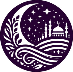 Islamic Ramadan vector in the mexican style