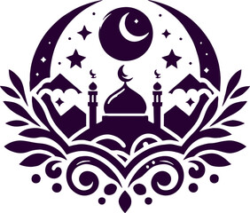 Islamic Ramadan vector in the mexican style