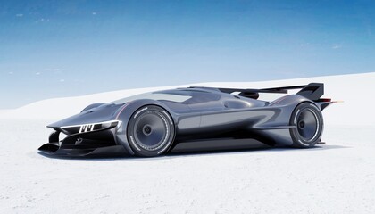 3D rendering of a generic concept car	