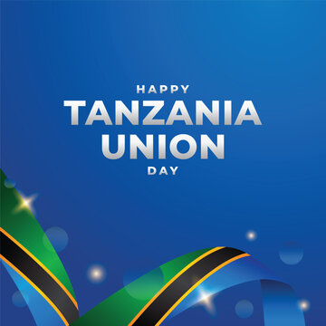Tanzania Union day design illustration collection