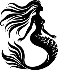 Mermaid Fish vector in the mexican style