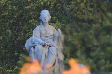 Obraz premium Plaza fuente de la Cibeles Madrid, España