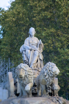 Plaza fuente de la Cibeles Madrid, Espa&ntilde;a