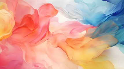 Bright and Colorful Burst Paint Smoke Dark Background: A striking explosion of color and texture is produced when a glob of colorful liquid collides with a rough surface.vibrant eruption of color in m - obrazy, fototapety, plakaty