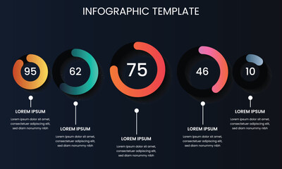 Dynamic Circle Infographic Template Visualize Your Data in a Circular Narrative for Impactful Insights