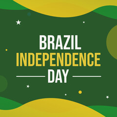 happy independence day brazil 7th September poster design