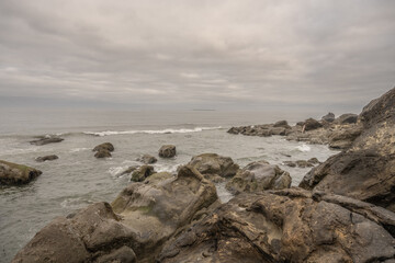 Moody Skies Over Second Beach in Olympic National Park