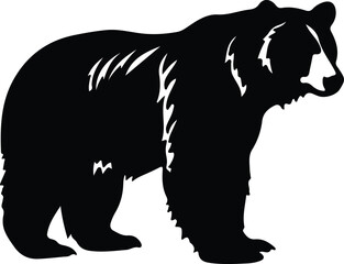 Obraz premium blackbear silhouette