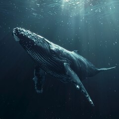 whale,4k