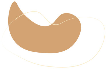 Abstract shape style, nature organic. Vector illustration.	