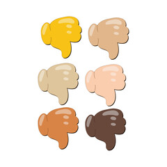 Hand with Fingers Splayed Gesture Icon. Raised hand emoji. Folded Hands sign, All skin tone gesture emoji