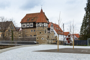 Zollernschloss in der Kreisstadt Balingen, Zollernalbkreis