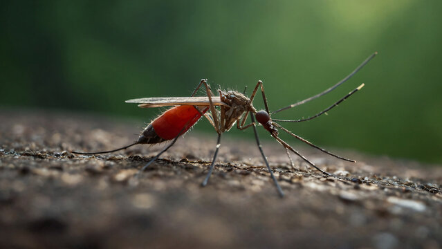 mosquitoes with nature background