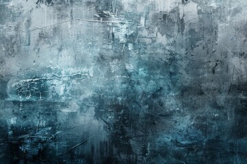 Grunge Background Texture in the Colors Silver and Blue created with Generative AI Technology