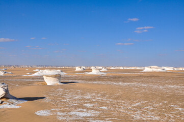 Rock formation white desert Egypt