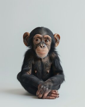 Portrait of a baby manky