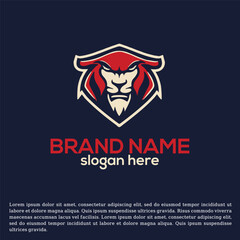 Obraz premium Glitch Guardian: Detailed Gaming Logo Vision