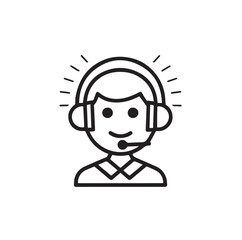 man with headset