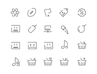 Set Flat Search Optimization Engine Icon