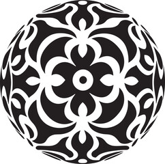 OrbWeave Luminous Ball Lace Logo Concept LaceCraft Divine Design Vector Icon