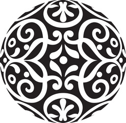 LaceRipple Graceful Ball Lace Logo Art LaceSphere Enchanting Design Vector Illustration