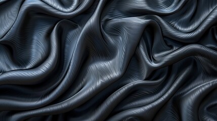 Elegantly draped silk, embodying fluid monochrome movement. Generative AI
