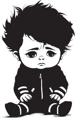 Melancholic Mack Melancholic Cartoon Boy Emblem Grief Stricken Gabriel Grief Stricken Little Boy Symbol