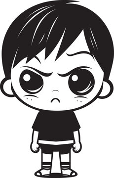 recommend clip art: Regretful Ryan Regretful Cartoon Boy Logo Design Solemn Samson Solemn Little Boy Vector Icon