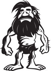 Rocksteady Ron Steadfast Caveman Symbol CaveSketcher Sid Skilled Caveman Logo Design