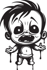 Mournful Max Distressed Cartoon Boy Symbol Teary Eyed Todd Tearful Little Boy Logo