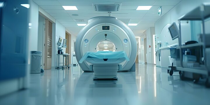 Advanced Imaging Technology in Modern Hospitals for Medical Diagnostics. Concept Medical Imaging, Hospital Technology, Diagnostic Equipment, Advanced Diagnostics, Healthcare Innovation